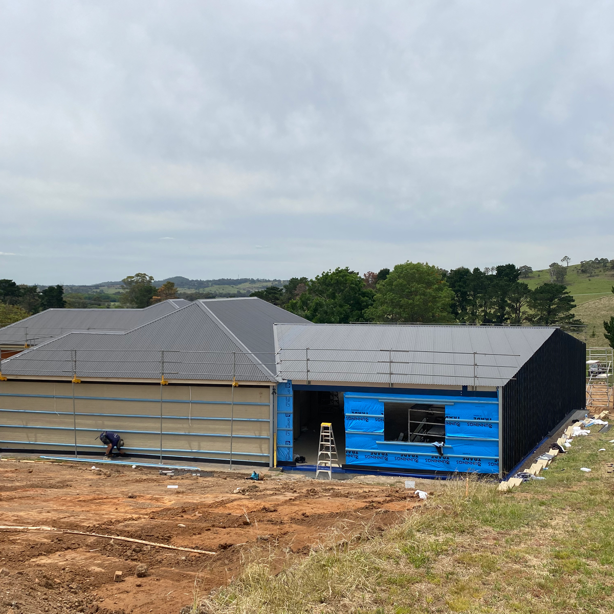 Re-roof project with new Colorbond steel by Northland Metal Roofing